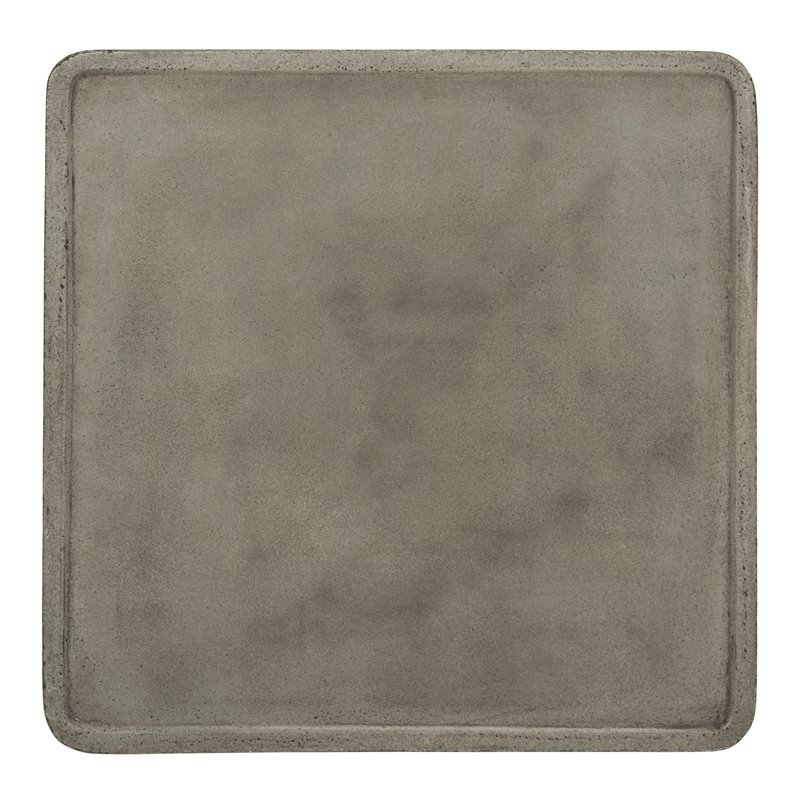 Safavieh Delartin Concrete/Wood Indoor/Outdoor Coffee Table in Dark Gray
