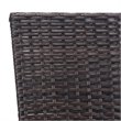 Safavieh Moore 3-Piece PE Rattan Wicker & Polyester Lounge Set in Black/Beige