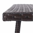 Safavieh Moore 3-Piece PE Rattan Wicker & Polyester Lounge Set in Black/Beige