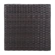 Safavieh Moore 3-Piece PE Rattan Wicker & Polyester Lounge Set in Black/Beige