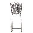 Safavieh Belen Metal Outdoor Bistro Set w/ One Table & Two Chairs in Black Rust