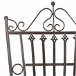Safavieh Belen Metal Outdoor Bistro Set w/ One Table & Two Chairs in Black Rust