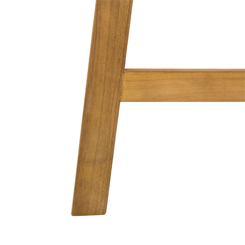 Safavieh Benton Contemporary Acacia Wood Outdoor Balcony Table in Natural