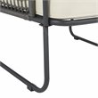 Safavieh Benjin 4-Piece Rattan/Polyester Outdoor Living Set in Gray/White