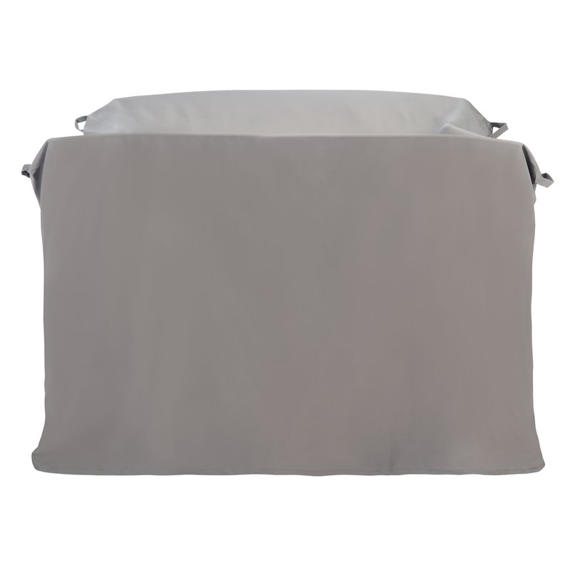 Safavieh Rocklin 4-Piece Polyester Fabric Outdoor Set Cover in Gray