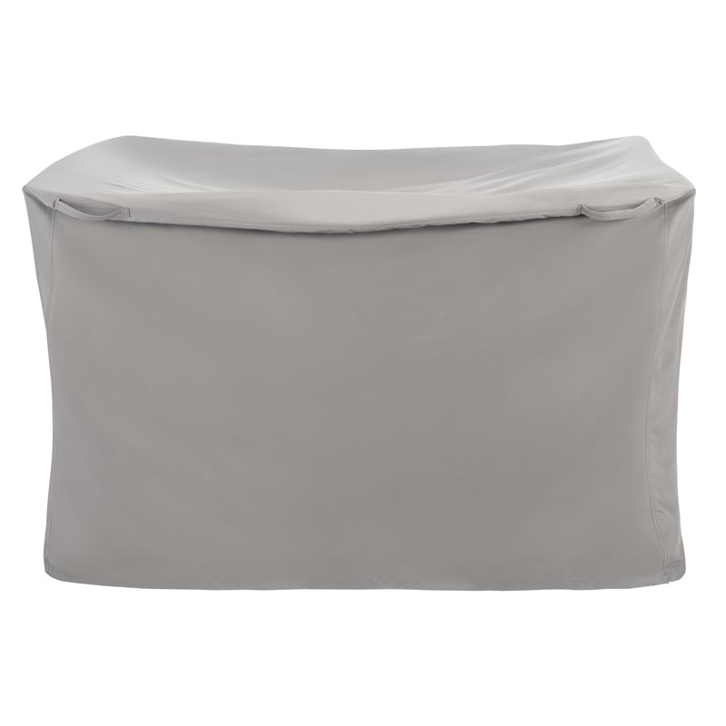 Safavieh Fontana 4-Piece Polyester Fabric Outdoor Set Cover in Gray