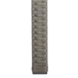 Safavieh Bassey 4-Piece Polyester Wicker/Steel Outdoor Living Set in Gray/Beige