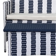 Safavieh Figueroa 4-Piece Rattan Outdoor Set in Navy and White