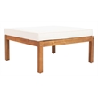 Safavieh Ronson 5-Piece Acacia Wood Frame Sectional Set in Natural and Beige