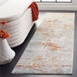 Safavieh Adrianna 4' X 6' Polyester Power Loomed Rug in Blue / Rust