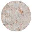 Safavieh Adrianna 4' X 6' Polyester Power Loomed Rug in Blue / Rust