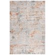 Safavieh Adrianna 4' X 6' Polyester Power Loomed Rug in Blue / Rust