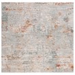 Safavieh Adrianna 4' X 6' Polyester Power Loomed Rug in Blue / Rust