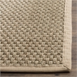 Safavieh Natural Fiber  6' X 8' Seagrass Power Loomed Rug in Natural Beige