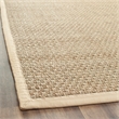 Safavieh Natural Fiber  6' X 8' Seagrass Power Loomed Rug in Natural Beige