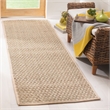 Safavieh Natural Fiber  6' X 8' Seagrass Power Loomed Rug in Natural Beige