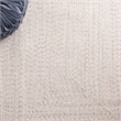 Safavieh Braided 2' X 3' Hand Woven Rug in Ivory / Light Gray