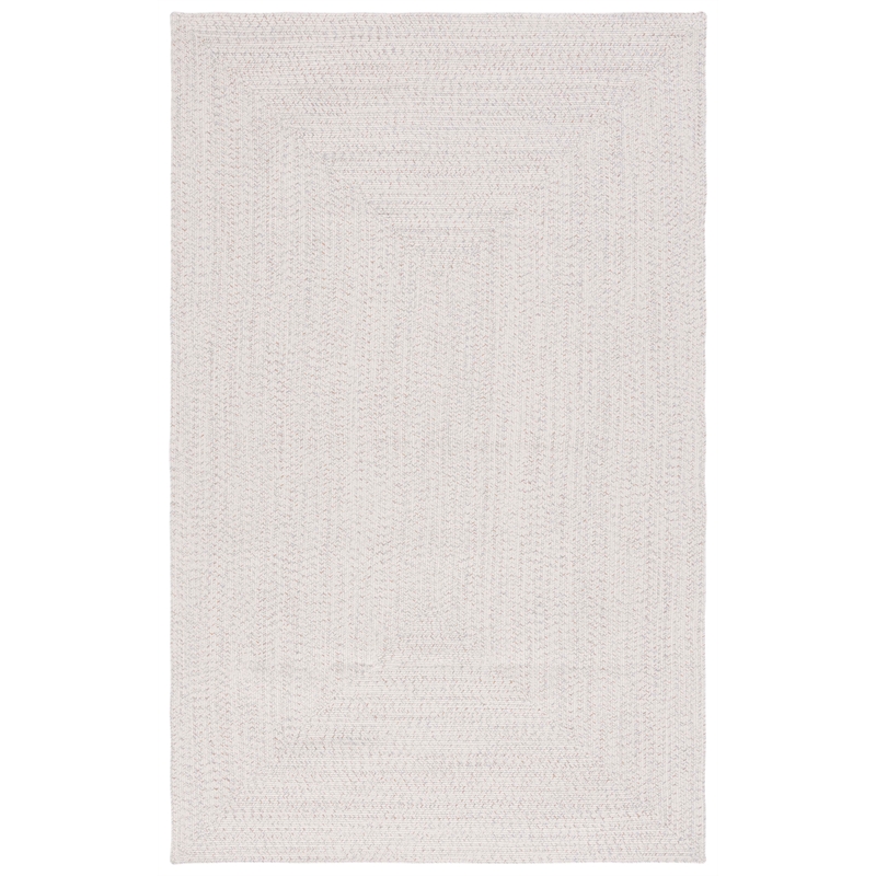 Safavieh Braided 2' X 3' Hand Woven Rug in Ivory / Light Gray