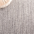 Safavieh Braided 7' X 7' Round Hand Woven Rug in Gray / Ivory