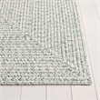 Safavieh Braided 9' X 12' Hand Woven Rug in Ivory / Green