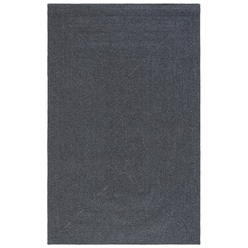 Safavieh Braided 2' X 3' Hand Woven Rug in Black / Gray