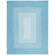 Safavieh Braided 8' X 10' Hand Woven Rug in Aqua / Ivory
