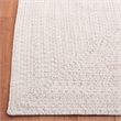 Safavieh Braided 4' X 6' Hand Woven Rug in Ivory / Light Gray
