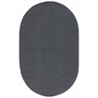Safavieh Braided 3' X 5' Oval Hand Woven Rug in Black / Gray