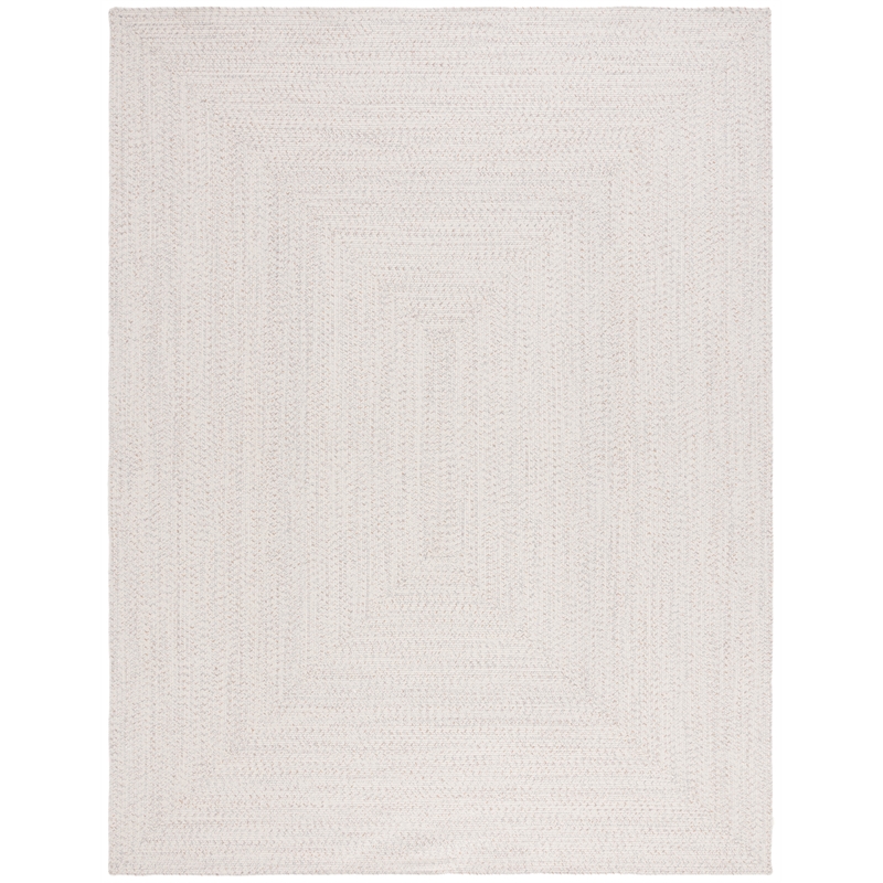 Safavieh Braided 8' X 10' Hand Woven Rug in Ivory / Light Gray