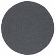 Safavieh Braided 3' X 3' Round Hand Woven Rug in Black / Gray