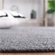 Safavieh Braided 4' X 4' Round Hand Woven Rug in Black / Gray