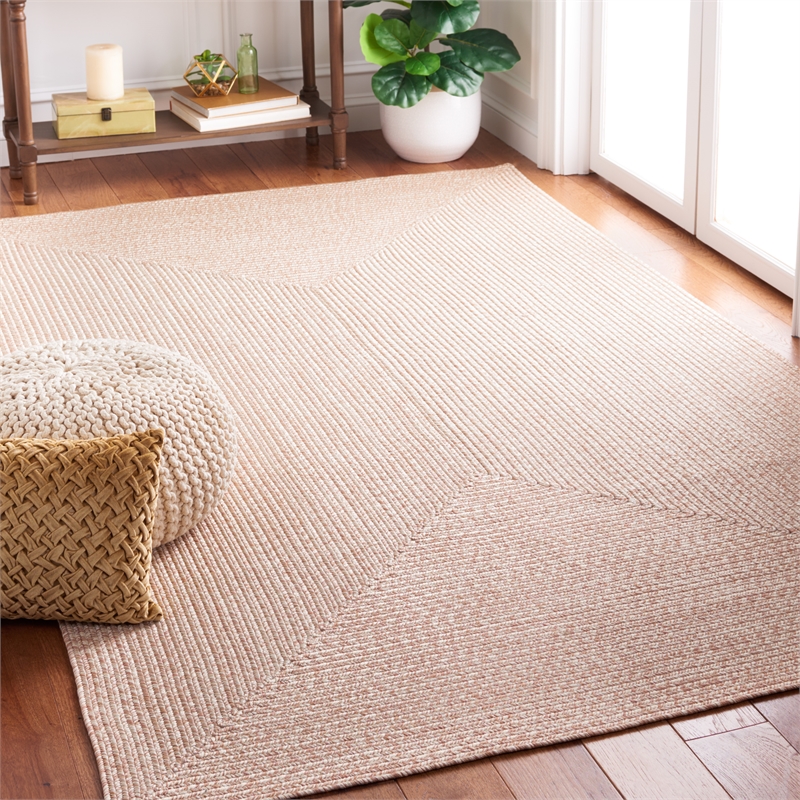 Safavieh Braided 2' X 3' Hand Woven Rug in Beige / Ivory