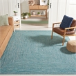 Safavieh Braided 8' X 10' Hand Woven Rug in Teal / Green
