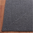 Safavieh Braided 9' X 12' Hand Woven Rug in Black / Gray