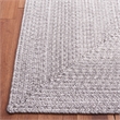 Safavieh Braided 2' X 3' Hand Woven Rug in Gray / Ivory