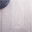 Safavieh Braided 2' X 3' Hand Woven Rug in Gray / Ivory