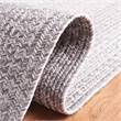 Safavieh Braided 2' X 3' Hand Woven Rug in Gray / Ivory