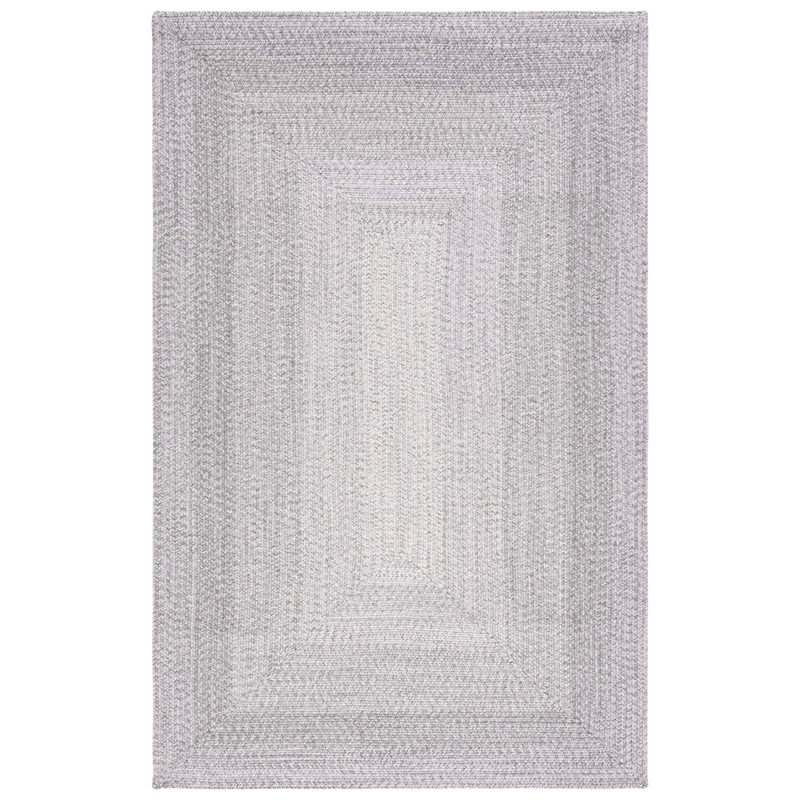 Safavieh Braided 2' X 3' Hand Woven Rug in Gray / Ivory