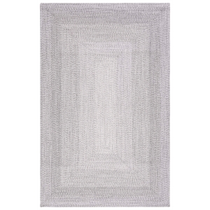 Safavieh Braided 2' X 3' Hand Woven Rug in Gray / Ivory
