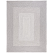 Safavieh Braided 8' X 10' Hand Woven Rug in Gray / Ivory