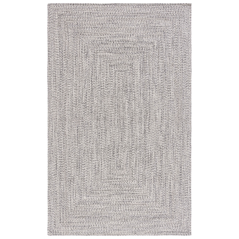 Safavieh Braided 5' X 8' Hand Woven Rug in Gray / Ivory