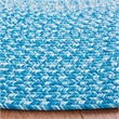 Safavieh Braided 5' X 8' Oval Hand Woven Rug in Aqua / Ivory