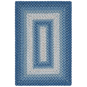 Safavieh Braided  5'-0&quot x 8'-0&quot  Hand Woven Rug in Navy / Gray