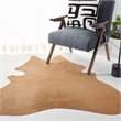 Safavieh Suede Cowhide 5' X 7' Suede Leather Cowhide Rug in Beige