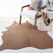 Safavieh Suede Cowhide 5' X 7' Suede Leather Cowhide Rug in Beige