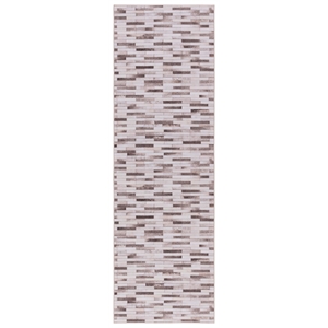 Safavieh Faux Hide 2'-6&quot x 8'-0&quot Polyester Power Loomed Rug in Beige / Brown