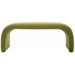 Safavieh Tenko Pine and Velvet  Bench in Olive