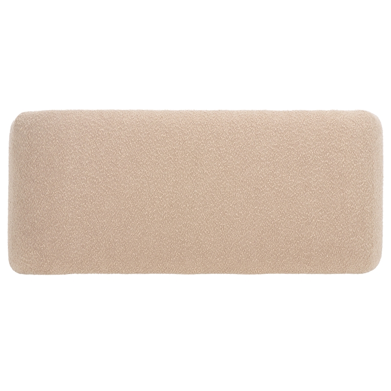 Safavieh Tenko Pine and Polyester Bench in Tan