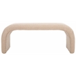 Safavieh Tenko Pine and Polyester Bench in Tan