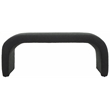 Safavieh Tenko Pine and Polyester Bench in Black